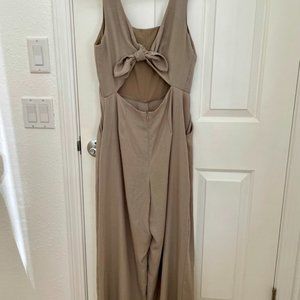 Tan Jumpsuit